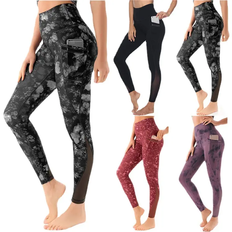 Yoga legging met motief