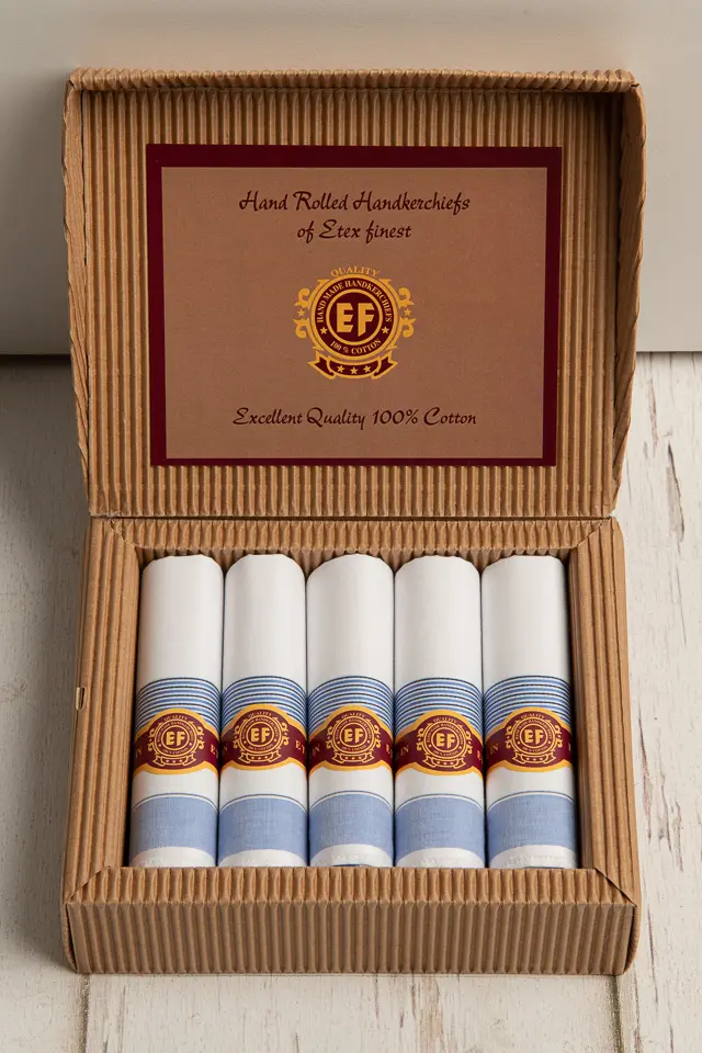 Zakdoeken ETEX geschenkdoosje - 5 stuks - M62 G2