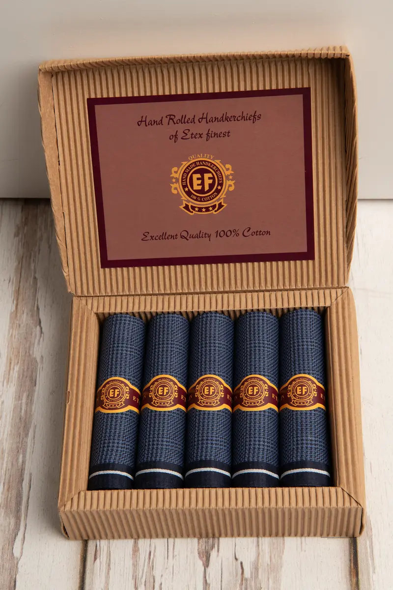 Zakdoeken ETEX geschenkdoosje - 5 stuks - M62 M2
