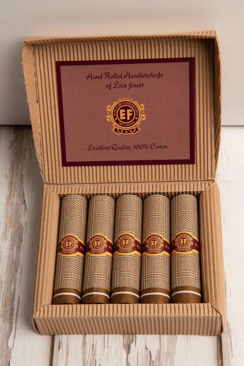 Zakdoeken ETEX geschenkdoosje - 5 stuks - M62 M3