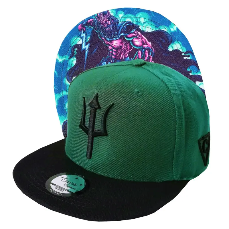 Zeus Snapback - Green/Black