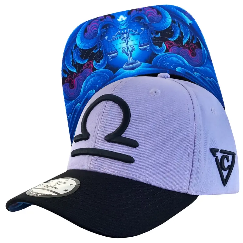 Zodiac Libra Curved Cap - COLOR-CHANGING Lilac/Pink