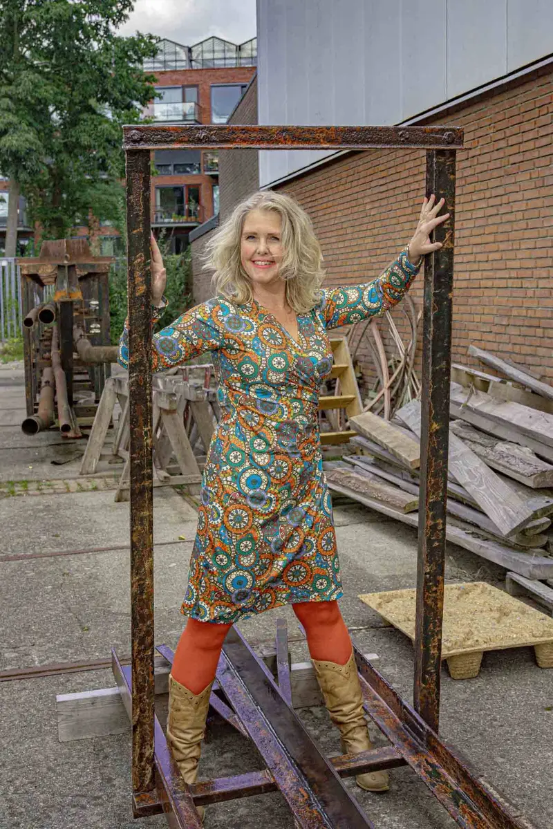 Zoe jurk - happiness - winterversie- dikker viscose