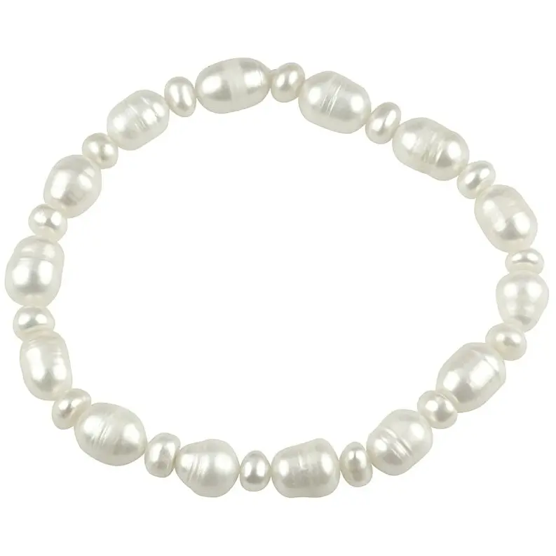 Zoetwater parel armband Big and Small