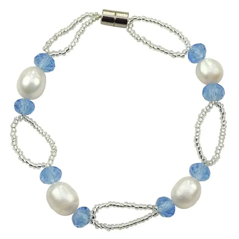 Zoetwater parel armband Blacio