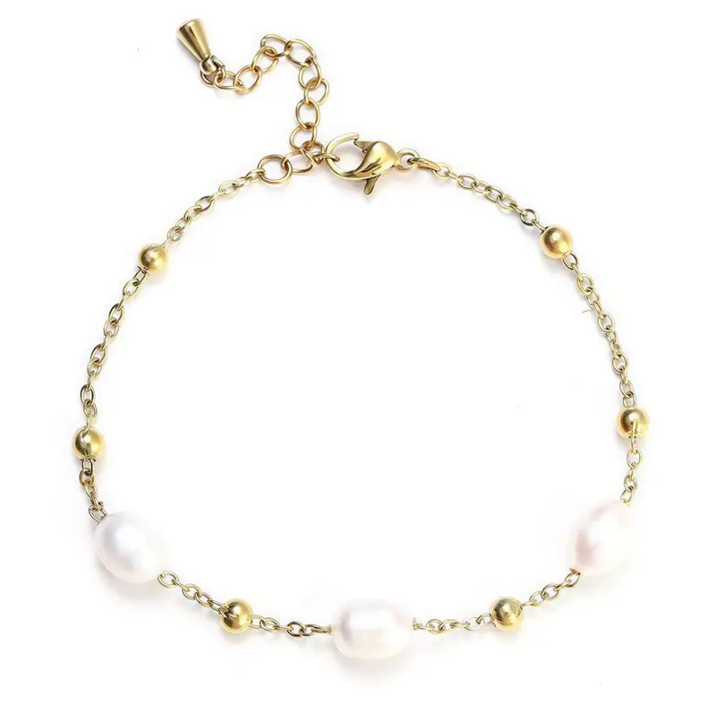 Zoetwater parel armband Eline Goud
