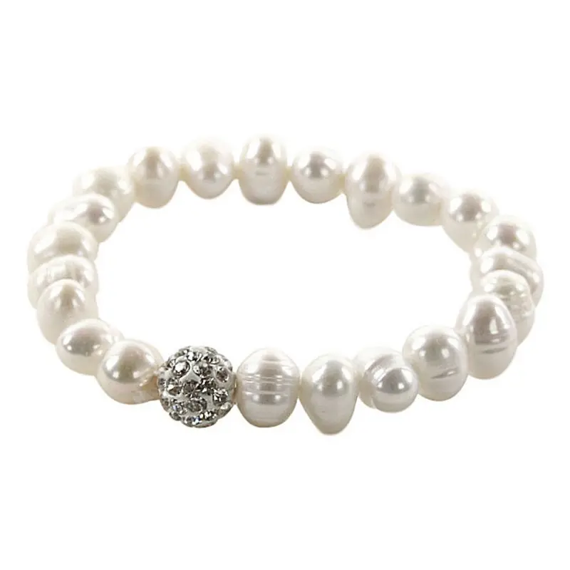 Zoetwater parel armband Maxima