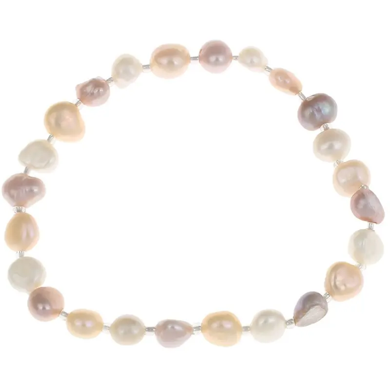 Zoetwater parel armband Seed Bead Pearl Soft Colors