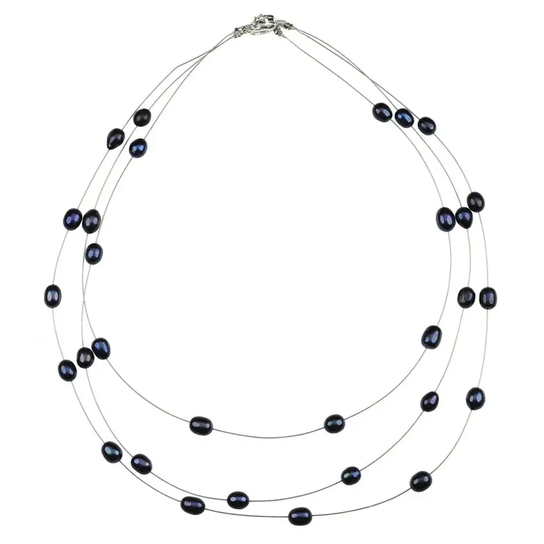 Zoetwater parelketting Jill Black
