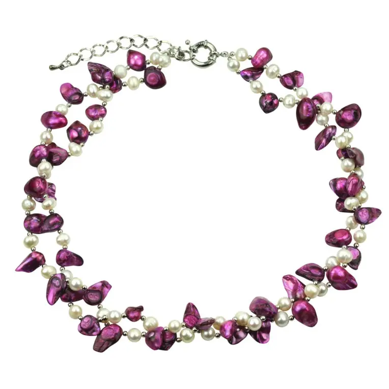 Zoetwater parelketting Pia