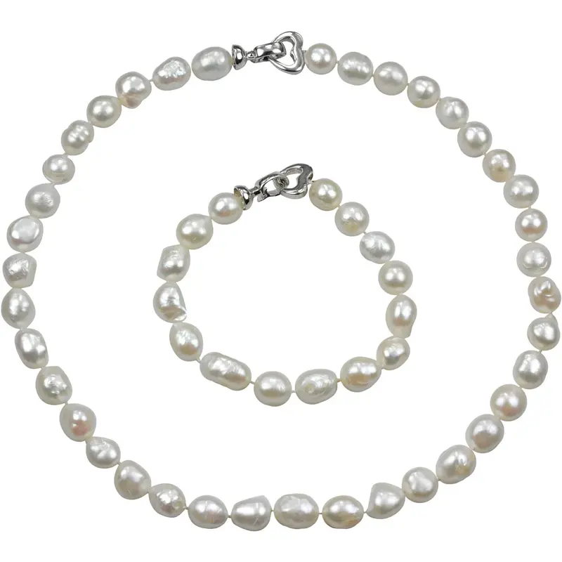 Zoetwaterparel set Big Round Pearl