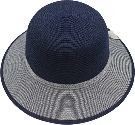 Zonnehoed blauw-zilver. Maat
