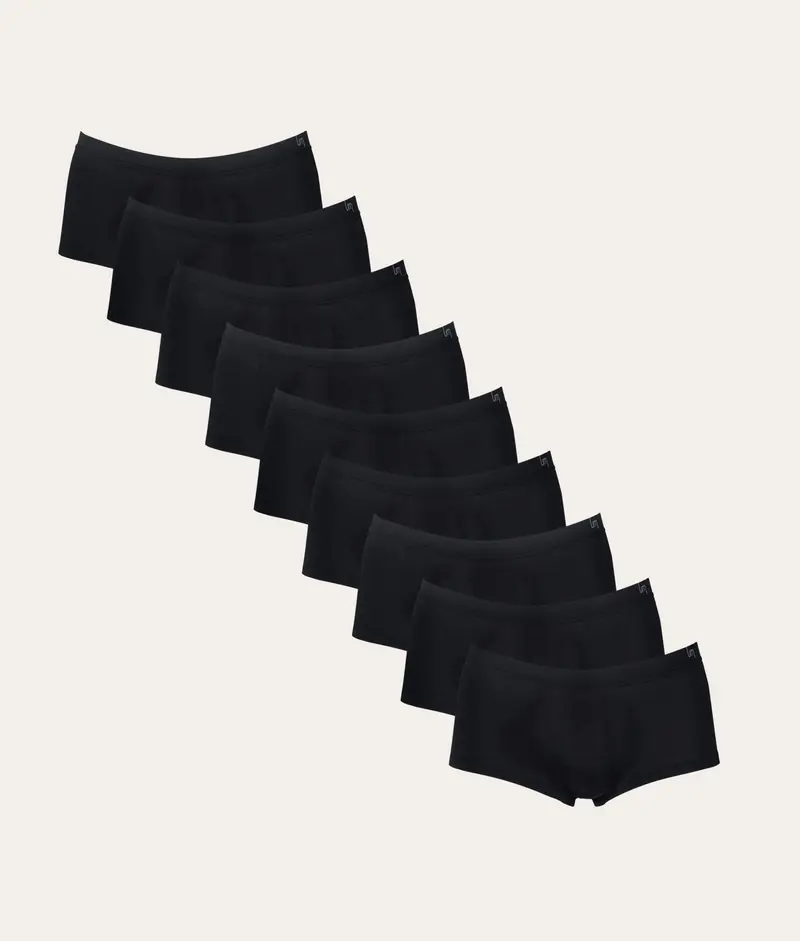Zwarte Hipsters Volcano Ash (9-pack)