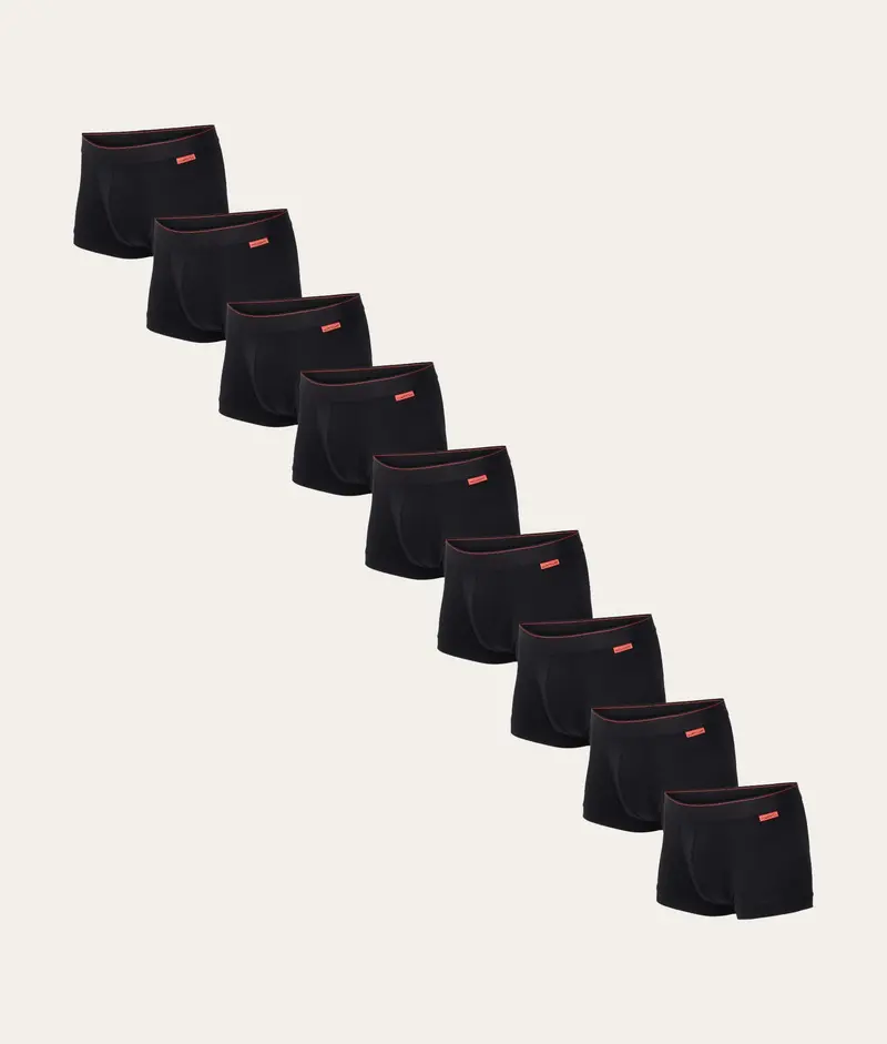 Zwarte Trunks Volcano Ash (9-pack)